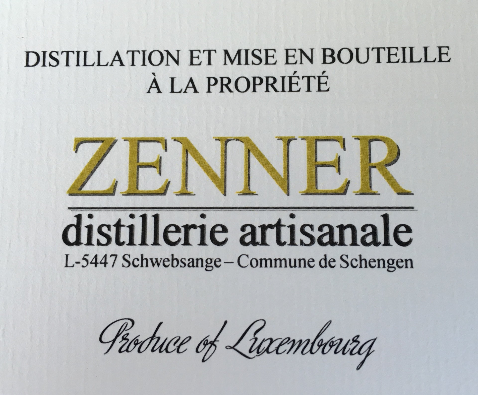 Distillerie Zenner